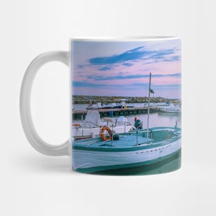 Summer Sunset Seaport Boats Italy Mug